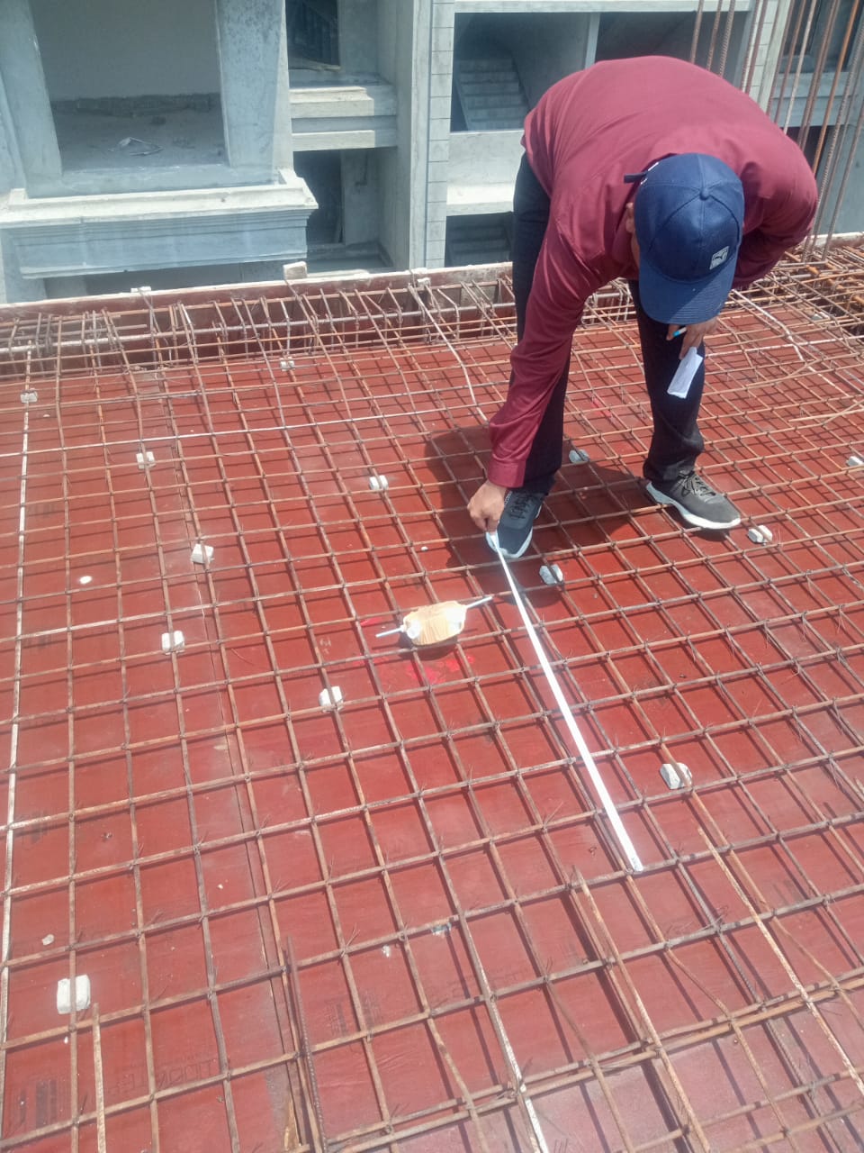 Steel Checking at Site